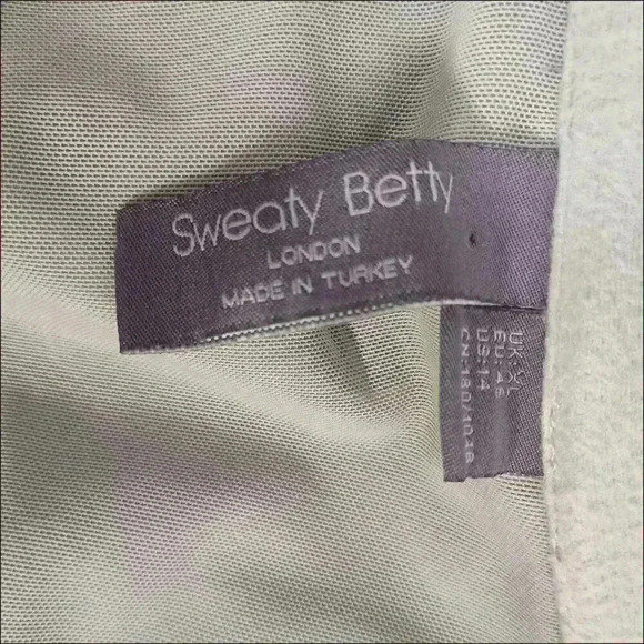 Sweaty Betty Fast Lane Jacket Running Track Athletic Full Zip Mint Green 14 - Picture 5 of 8